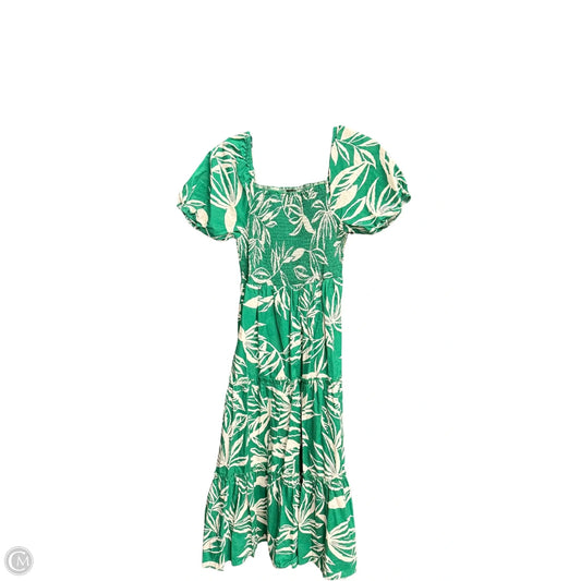 Dress Casual Maxi By Clothes Mentor In Tropical Print, Size: Mp
