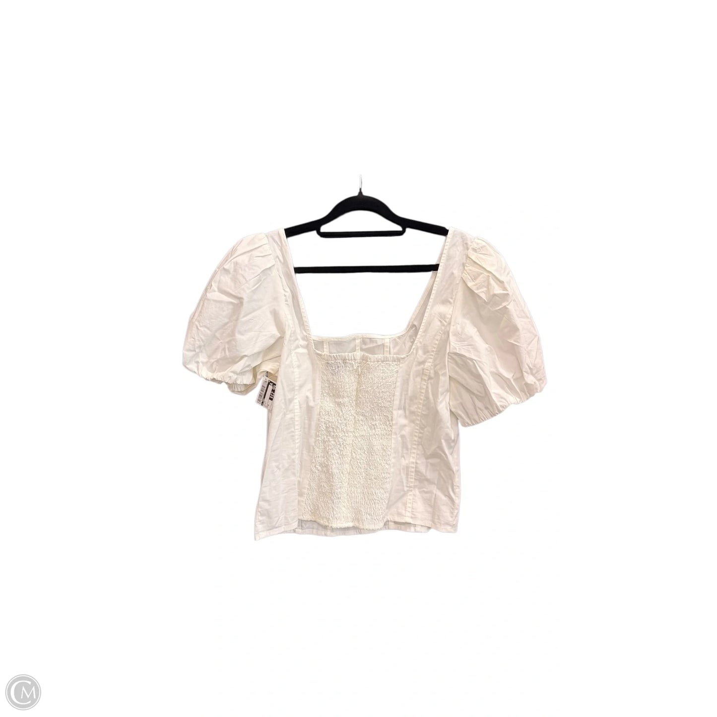 Top Short Sleeve By J. Crew In White, Size: M