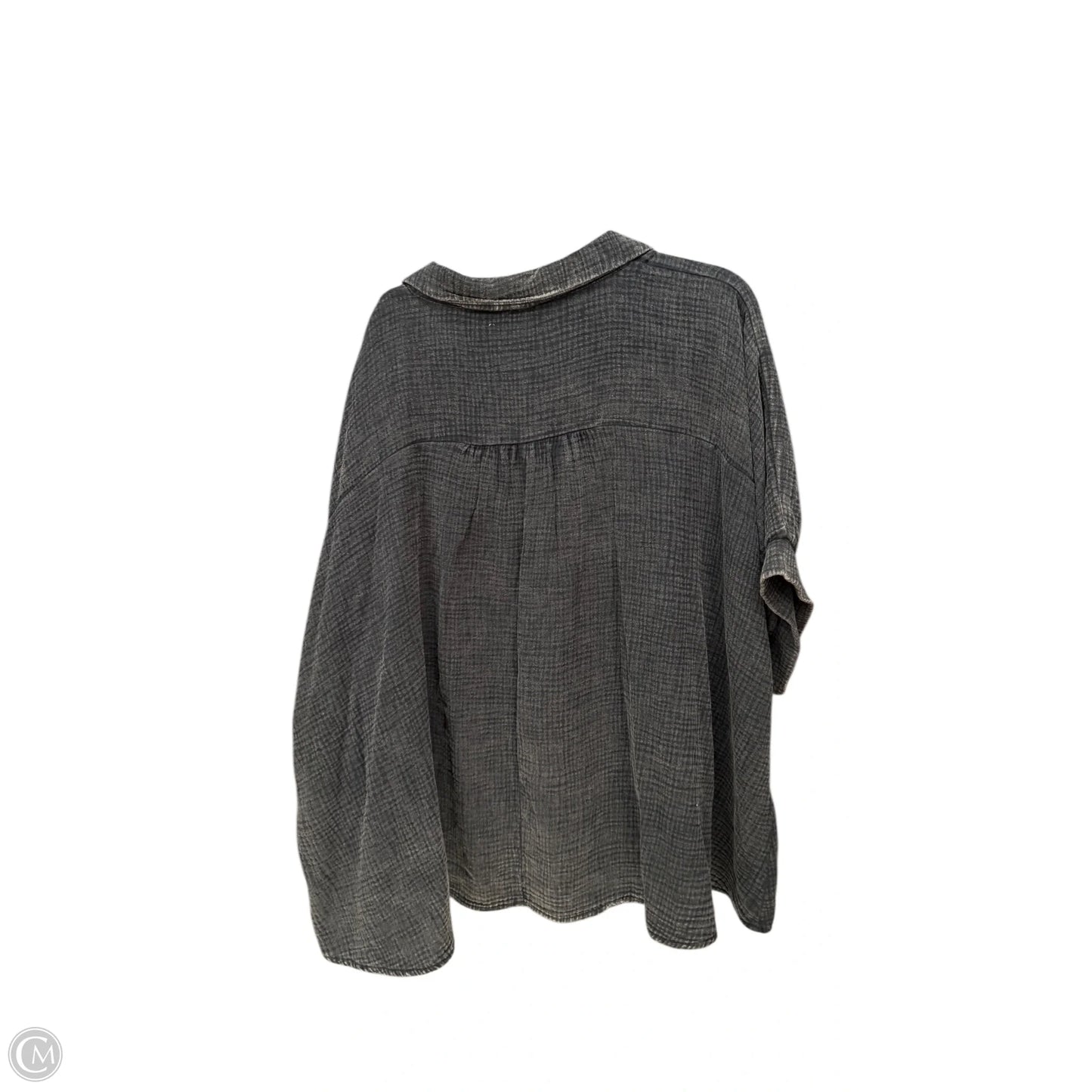 Top Short Sleeve By Zenana In Black, Size: M