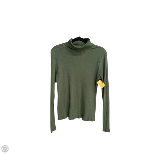 Top Long Sleeve Basic By Old Navy In Green, Size: L