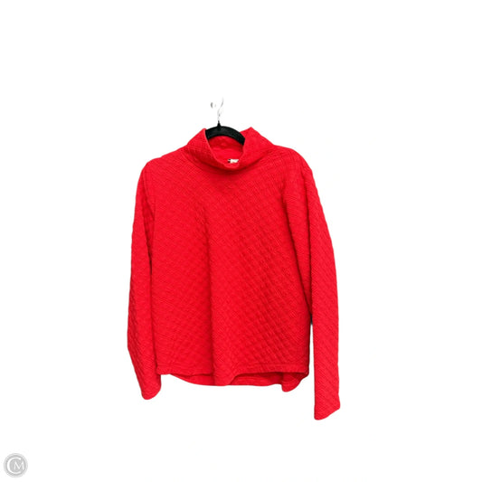 Top Long Sleeve By J. Crew In Red, Size: S