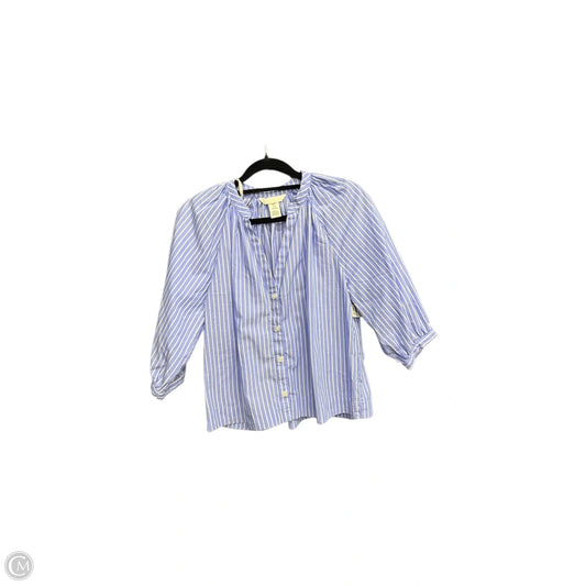 Top Long Sleeve By H&m In Striped Pattern, Size: Xs