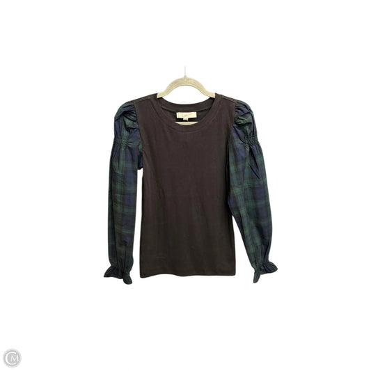Top Long Sleeve By Loft In Black, Size: Xxs