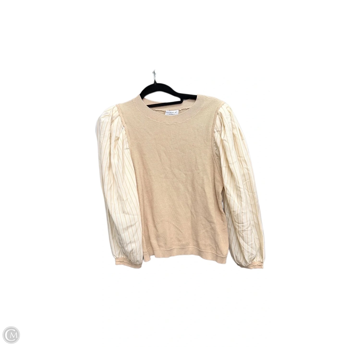 Top Long Sleeve By Current Air In Brown, Size: Xs