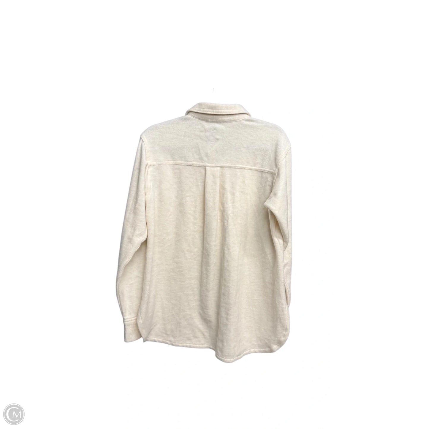 Top Long Sleeve By Loft In Cream, Size: Xs