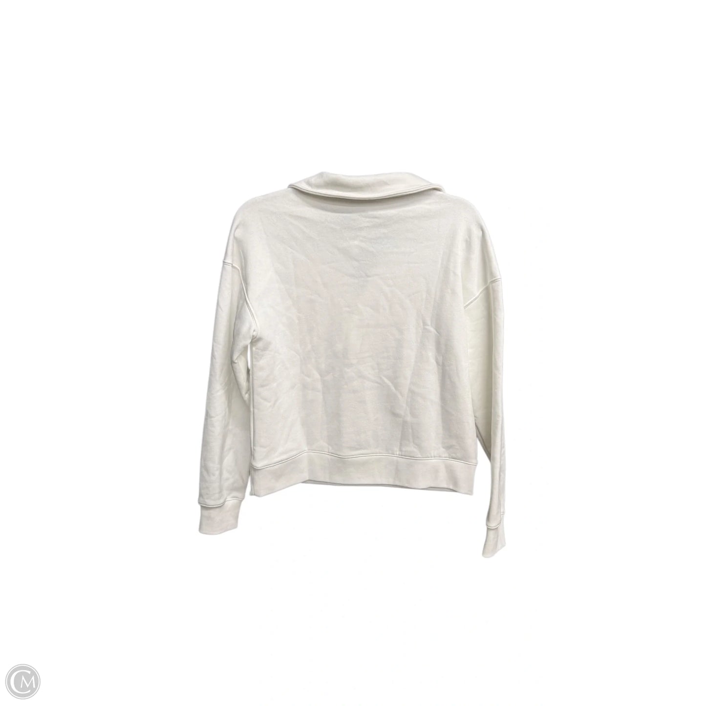 Sweatshirt Collar By Banana Republic In White, Size: Xs