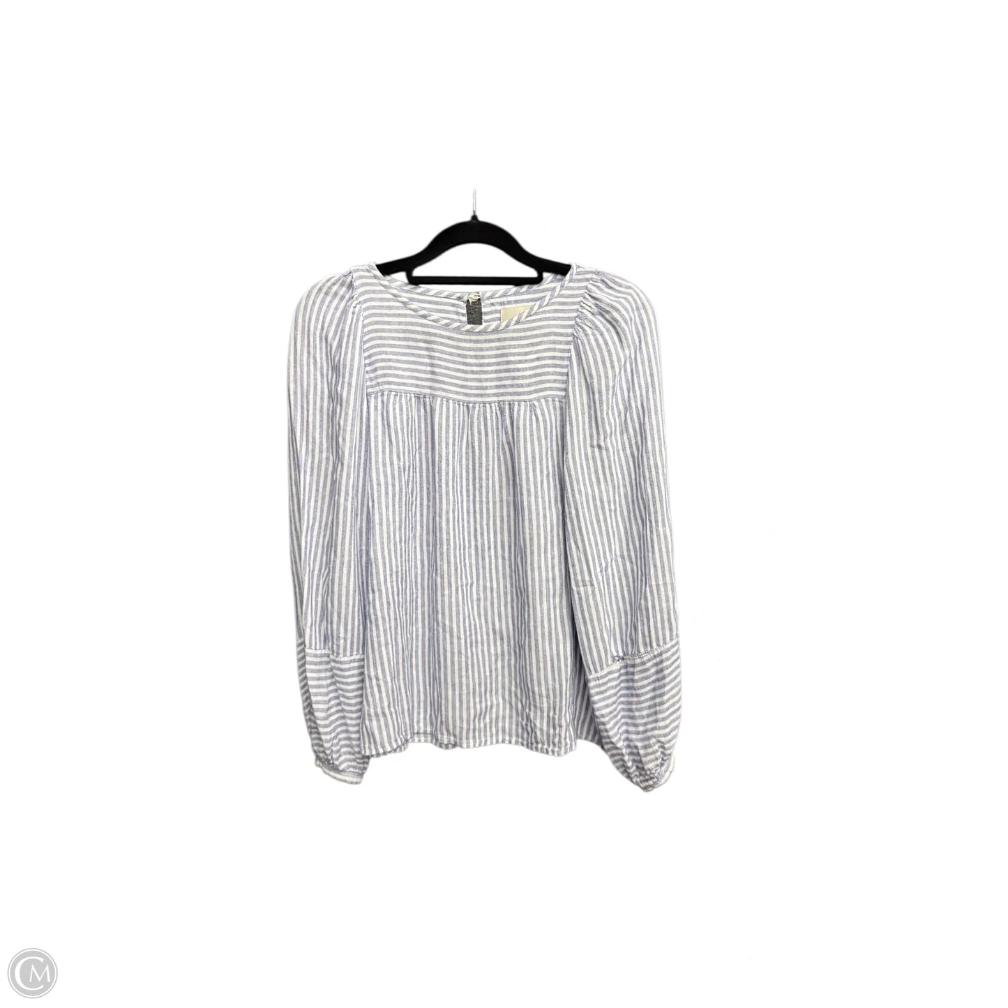 Top Long Sleeve By Loft In Striped Pattern, Size: Xsp