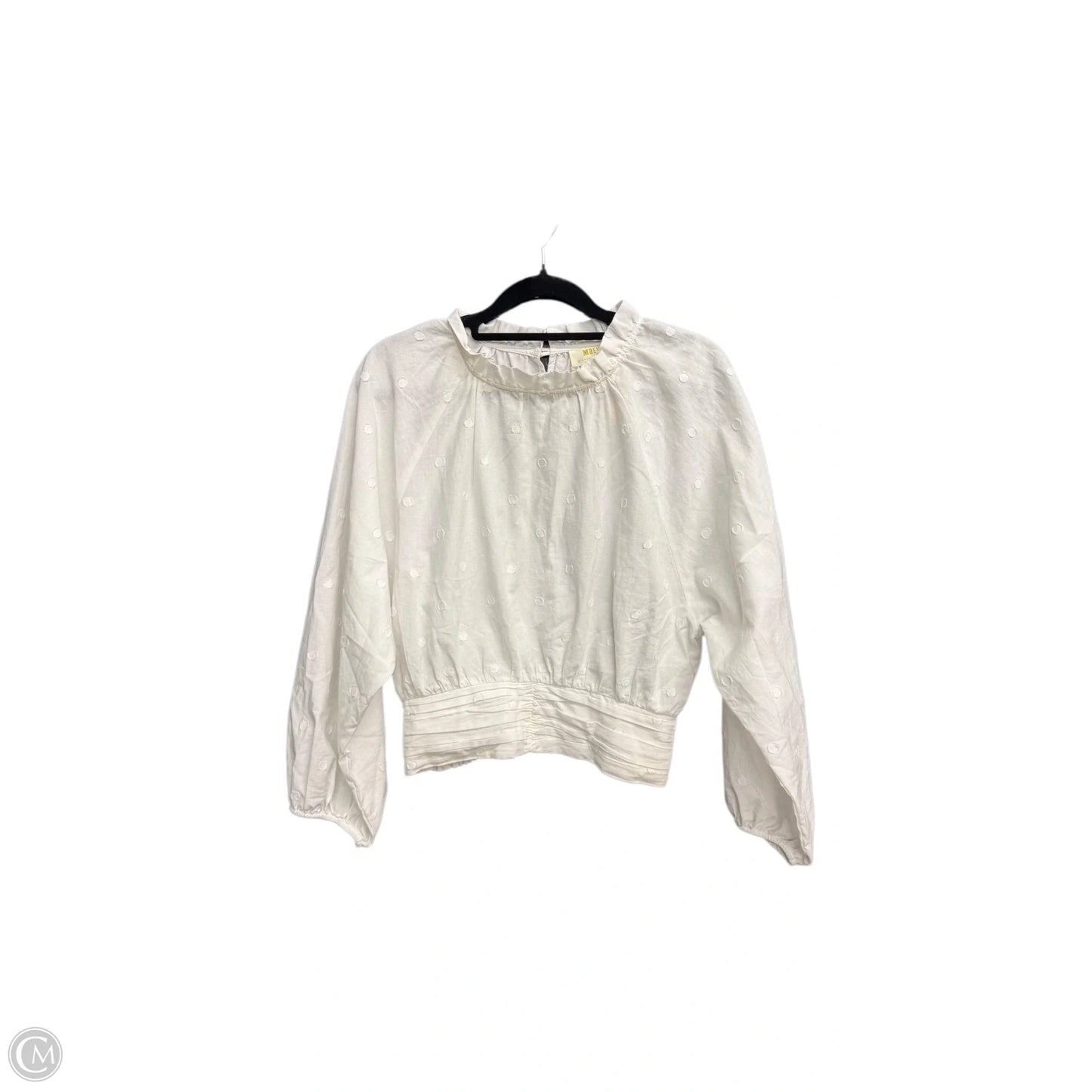 Top Long Sleeve By Maeve In White, Size: Xs