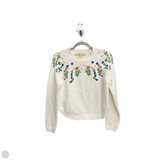 Sweater By English Factory In White, Size: Xs