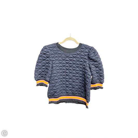 Top Short Sleeve By Voy In Navy, Size: S