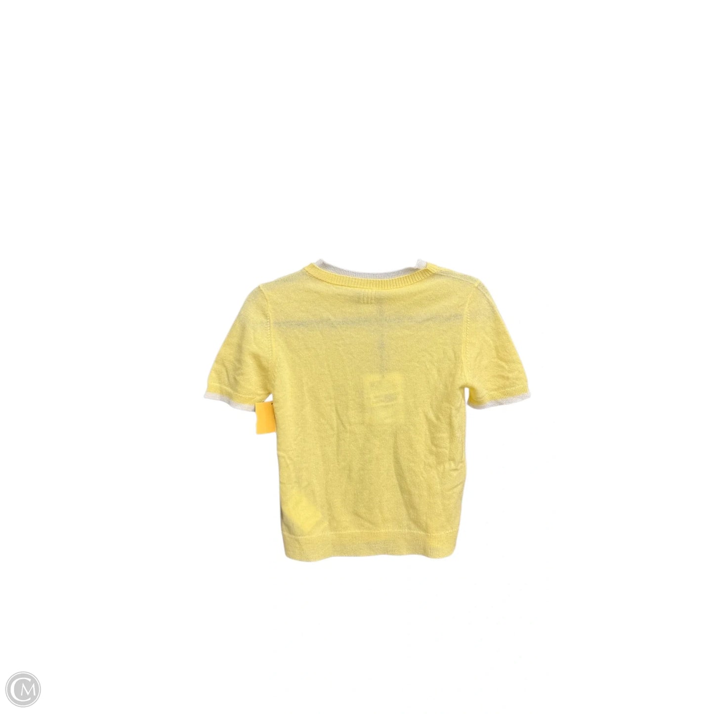 Sweater Short Sleeve By Clothes Mentor In Yellow, Size: S