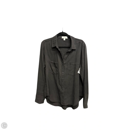Top Long Sleeve By Cloth & Stone In Black, Size: L