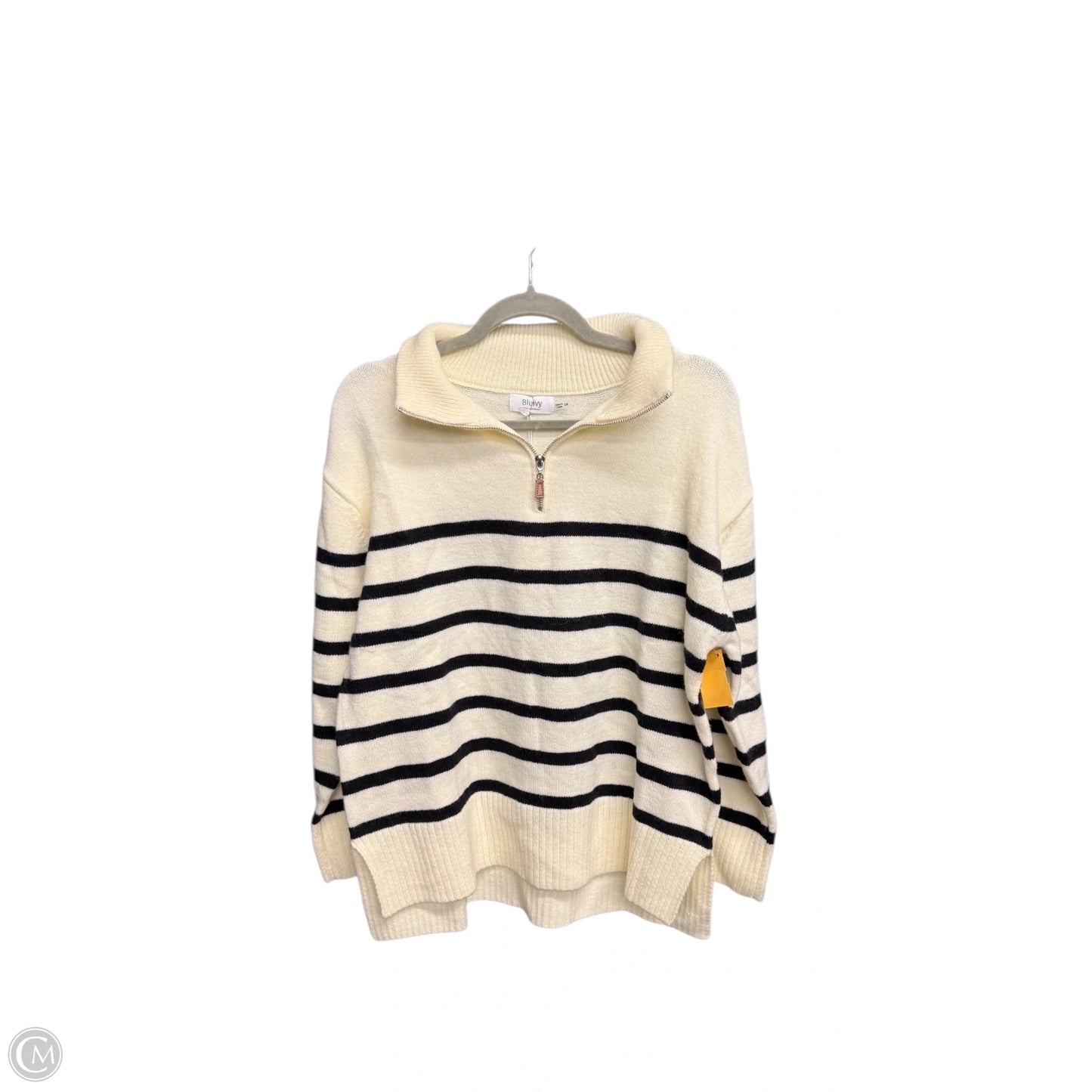 Sweater By Clothes Mentor In Striped Pattern, Size: S