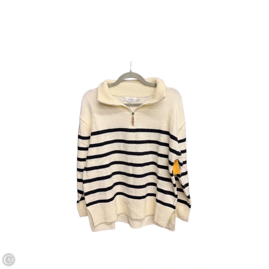 Sweater By Clothes Mentor In Striped Pattern, Size: S