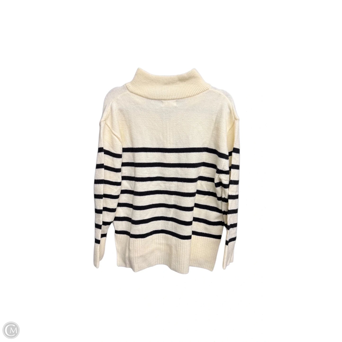 Sweater By Clothes Mentor In Striped Pattern, Size: S