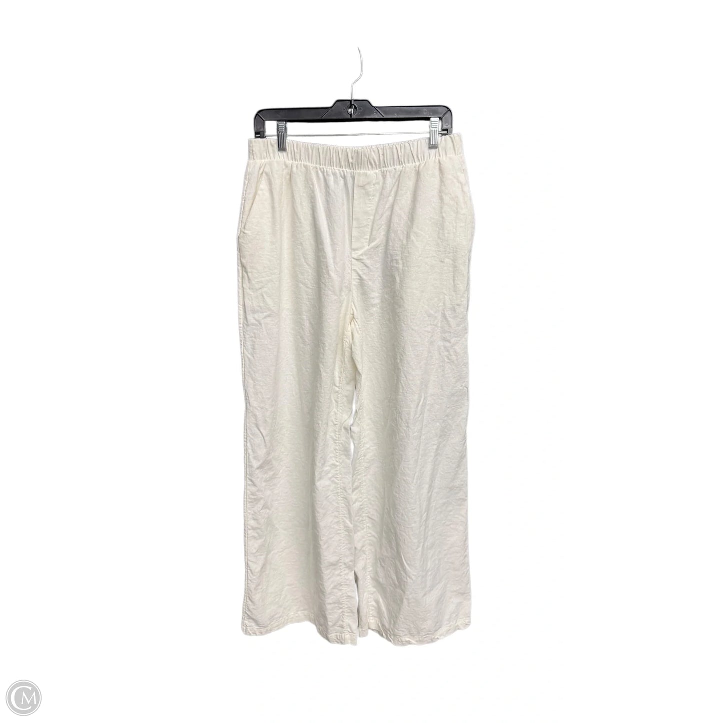 Pants Linen By Scoop In White, Size: 8