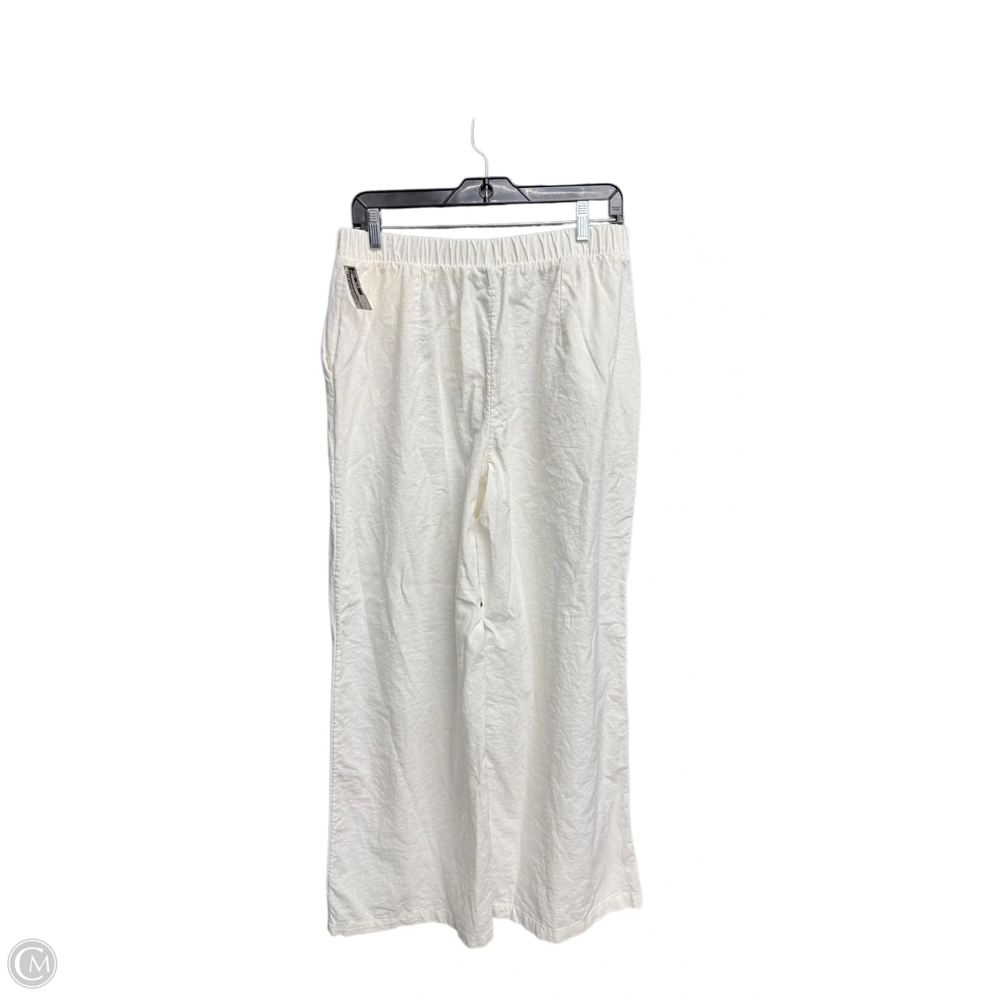 Pants Linen By Scoop In White, Size: 8