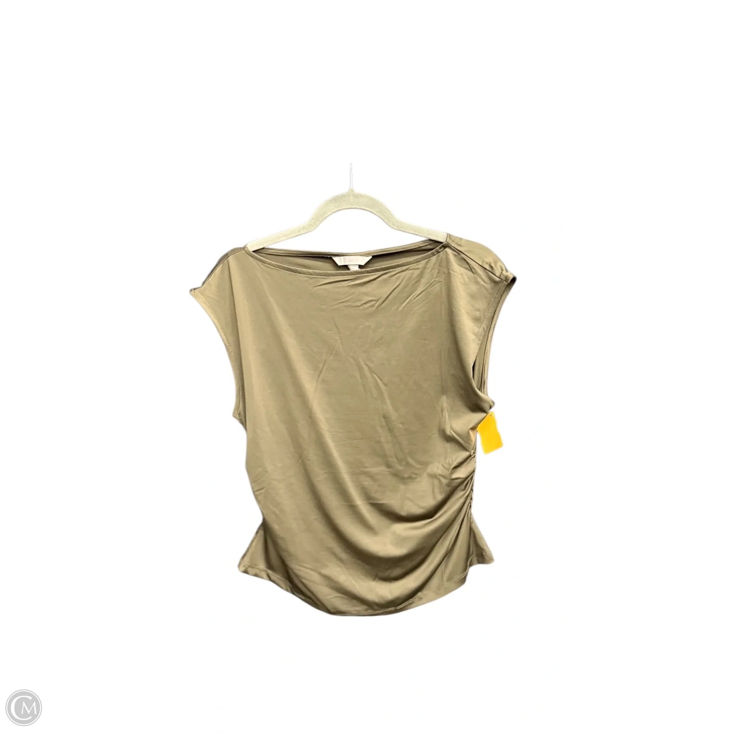 Top Sleeveless By H&m In Green, Size: L