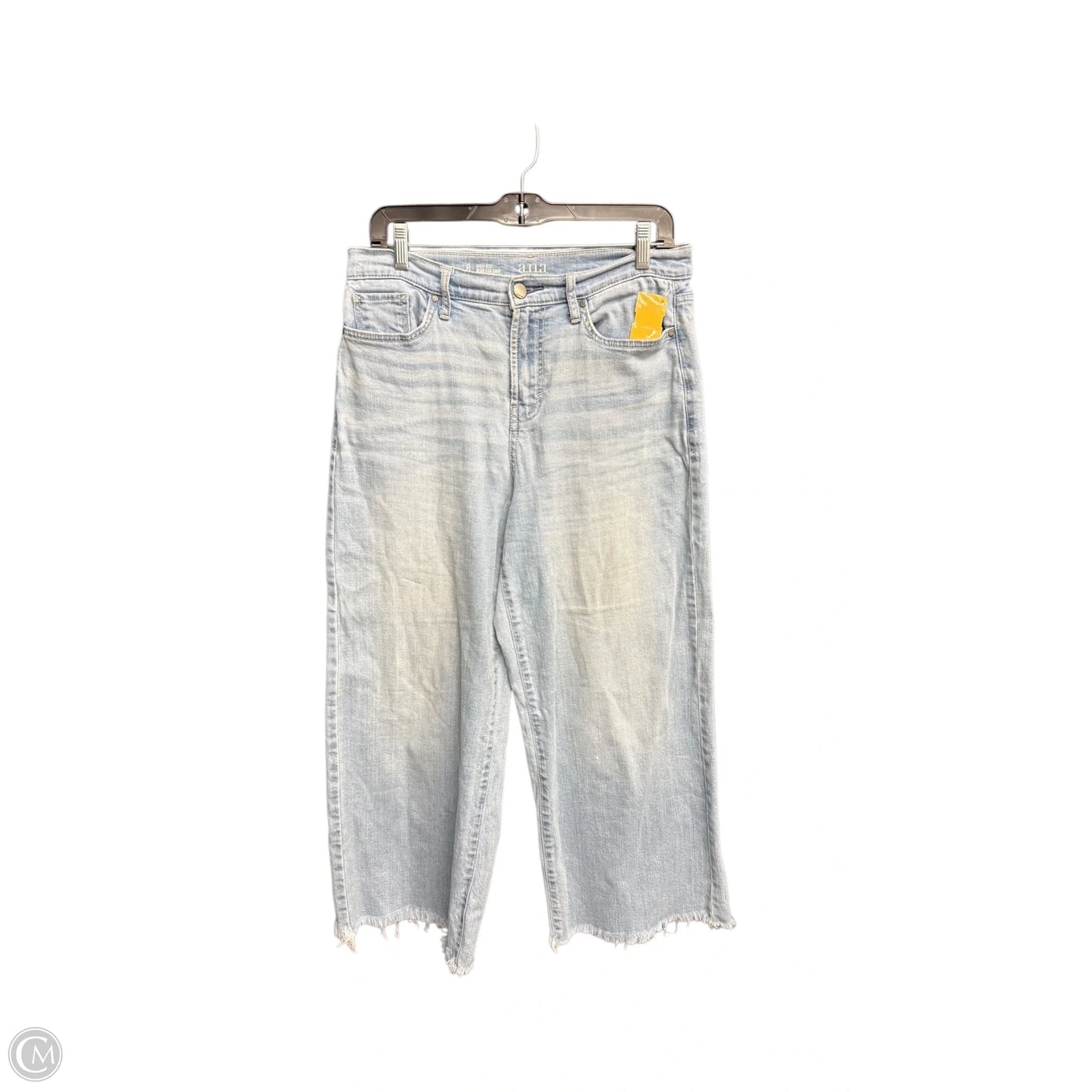 Jeans Cropped By Ana In Blue & Brown, Size: 8