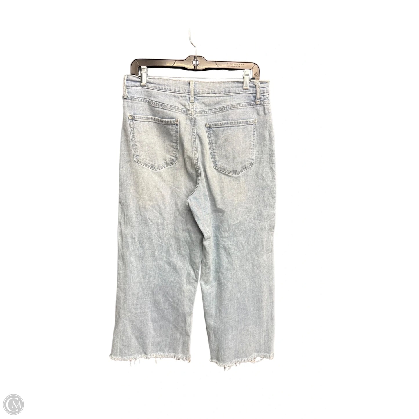 Jeans Cropped By Ana In Blue & Brown, Size: 8