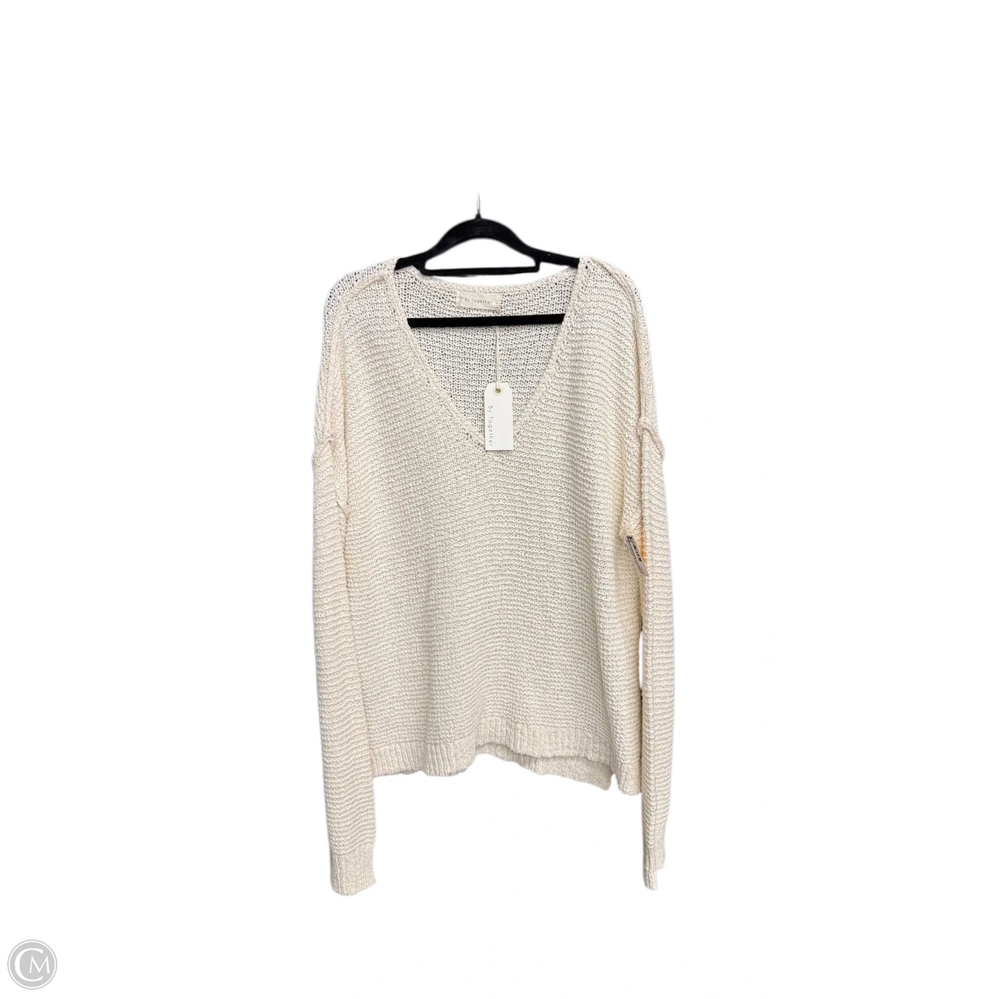 Sweater By By Together In Cream, Size: S