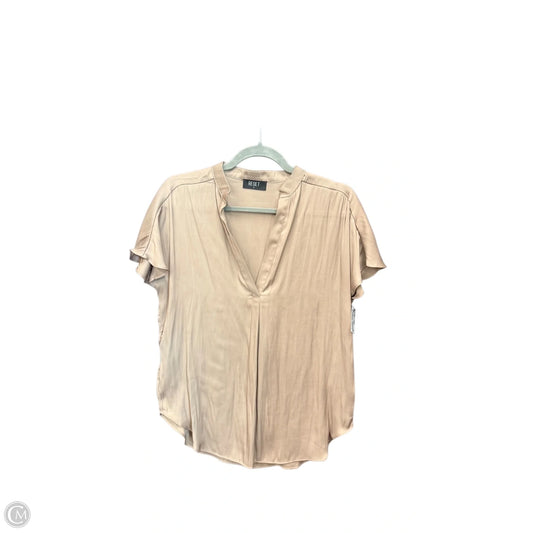 Top Sleeveless By Clothes Mentor In Brown, Size: S