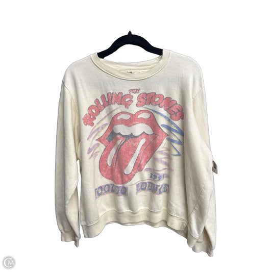 Sweatshirt Crewneck By Clothes Mentor In Yellow, Size: 2x