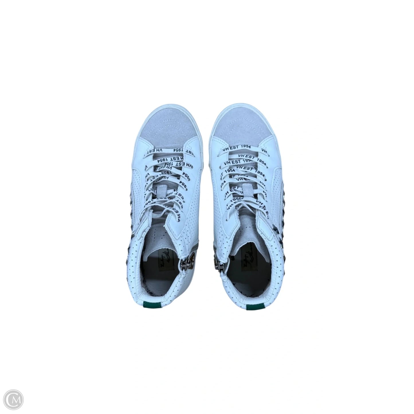 Shoes Sneakers By Vintage Havana In Green & White, Size: 8