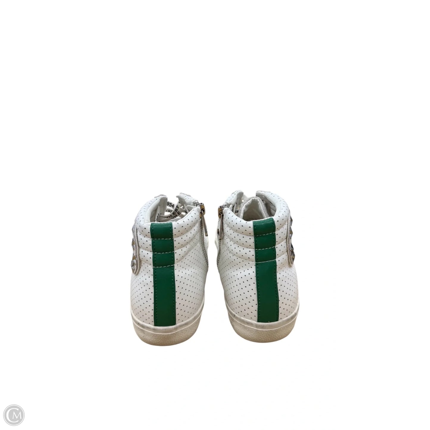 Shoes Sneakers By Vintage Havana In Green & White, Size: 8