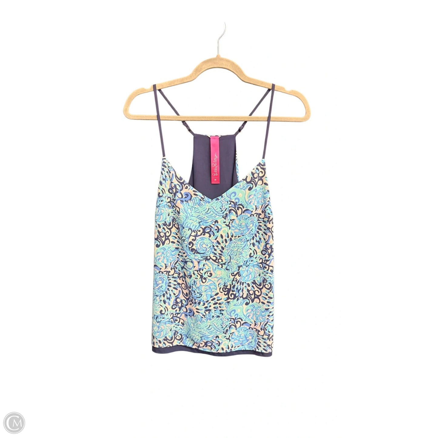 Tank Top Designer By Lilly Pulitzer In Floral Print, Size: M