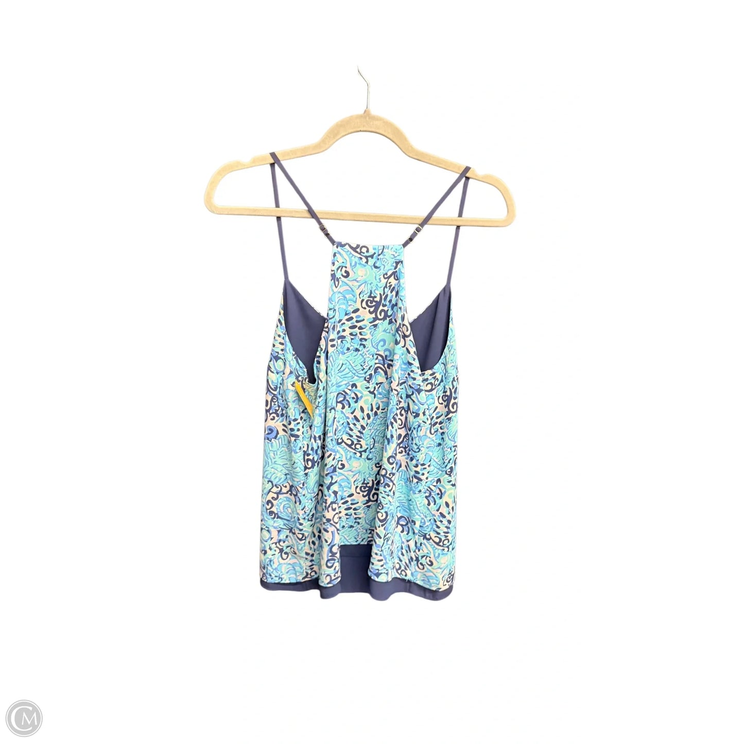 Tank Top Designer By Lilly Pulitzer In Floral Print, Size: M