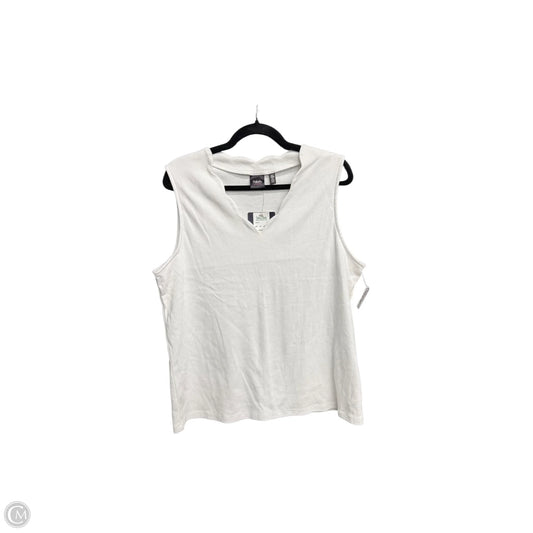 Tank Top By Rafaella In White, Size: Xl