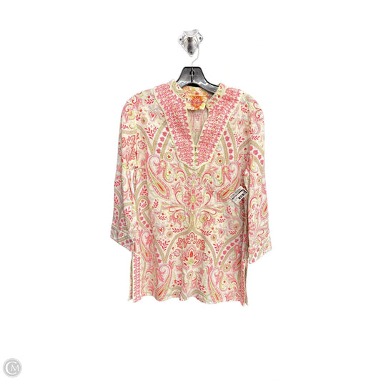 Top Long Sleeve By Clothes Mentor In Floral Print, Size: M
