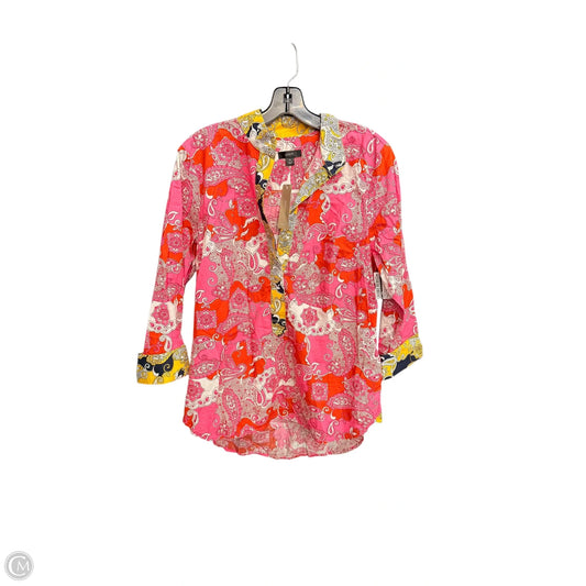 Top Long Sleeve By J. Crew In Floral Print, Size: S