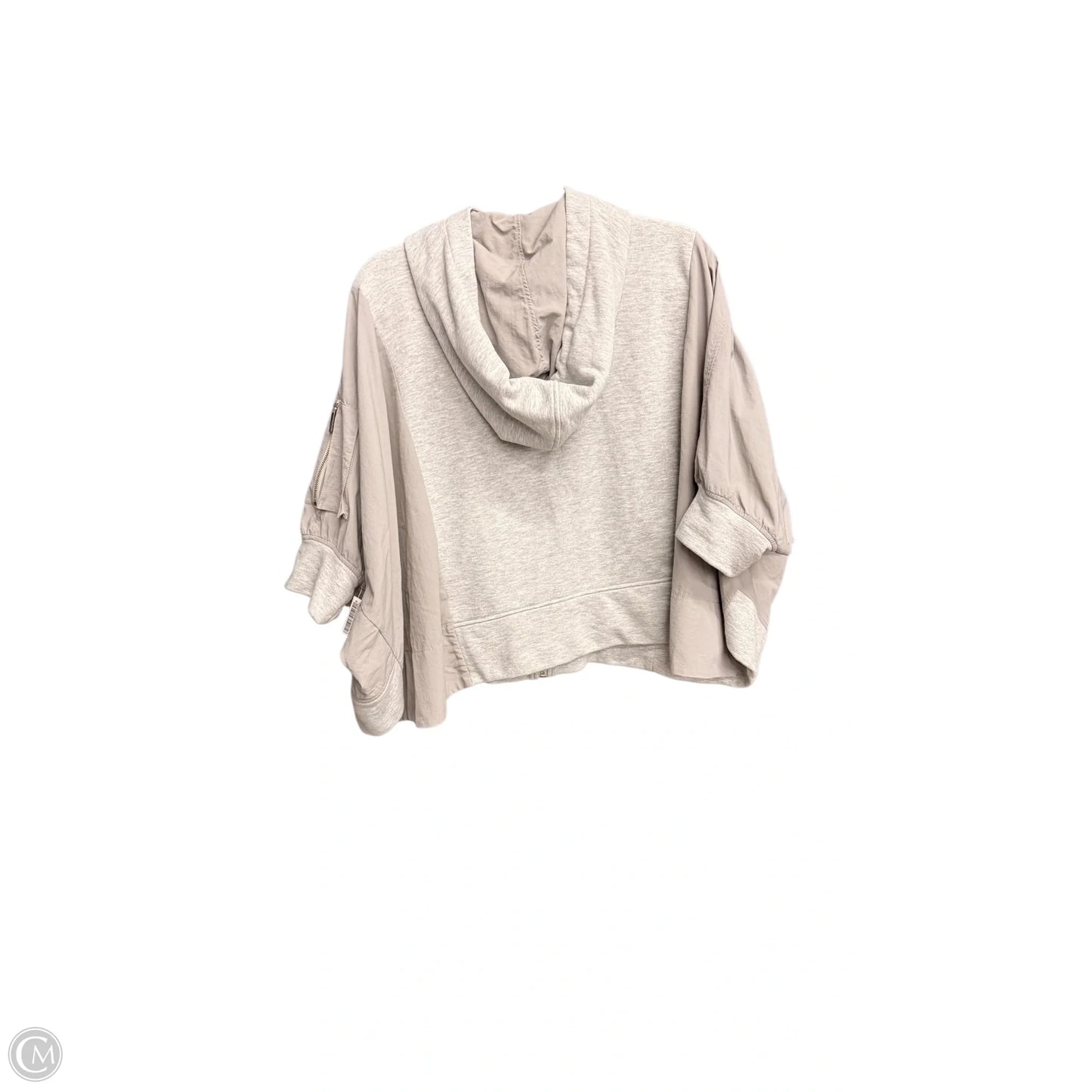 Sweatshirt Hoodie By Clothes Mentor In Grey, Size: M