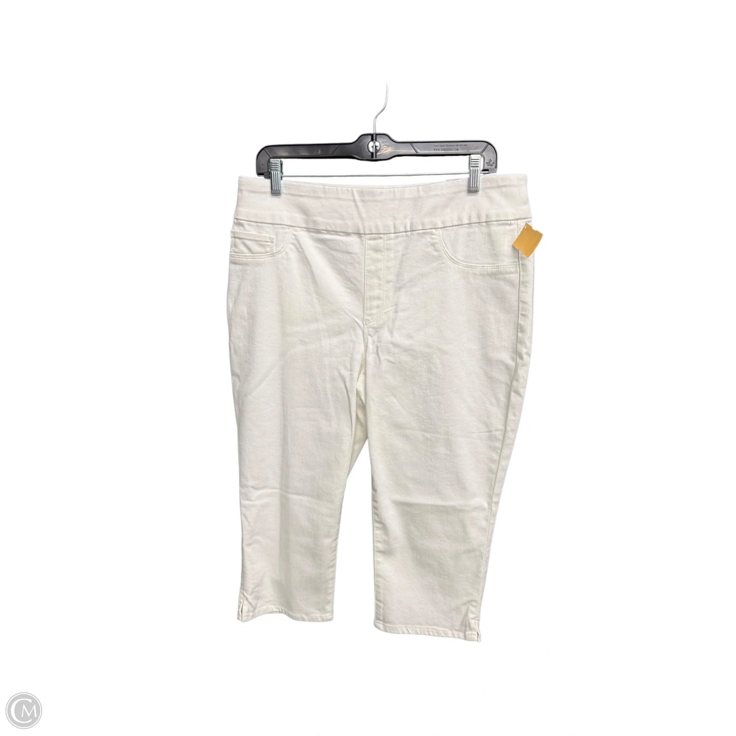 Capris By Chicos In White Denim, Size: 10
