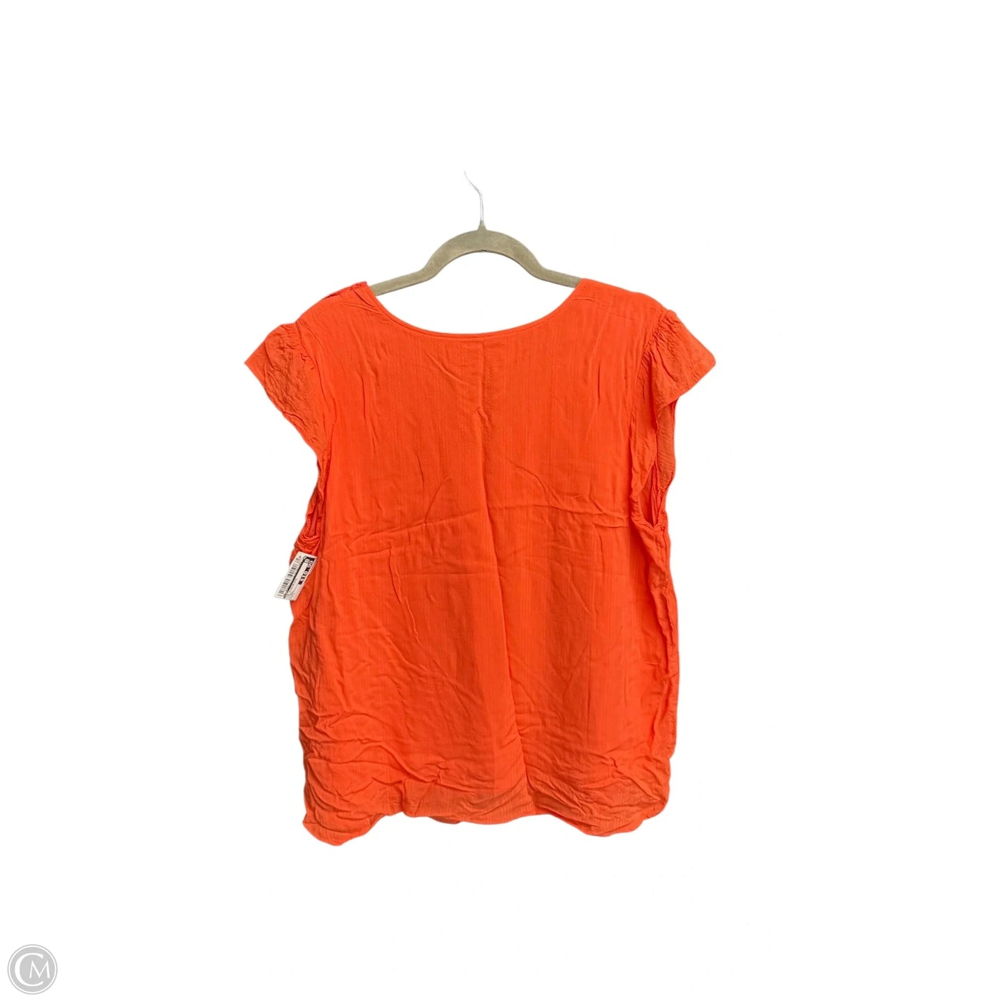 Top Sleeveless By Loft In Coral, Size: L