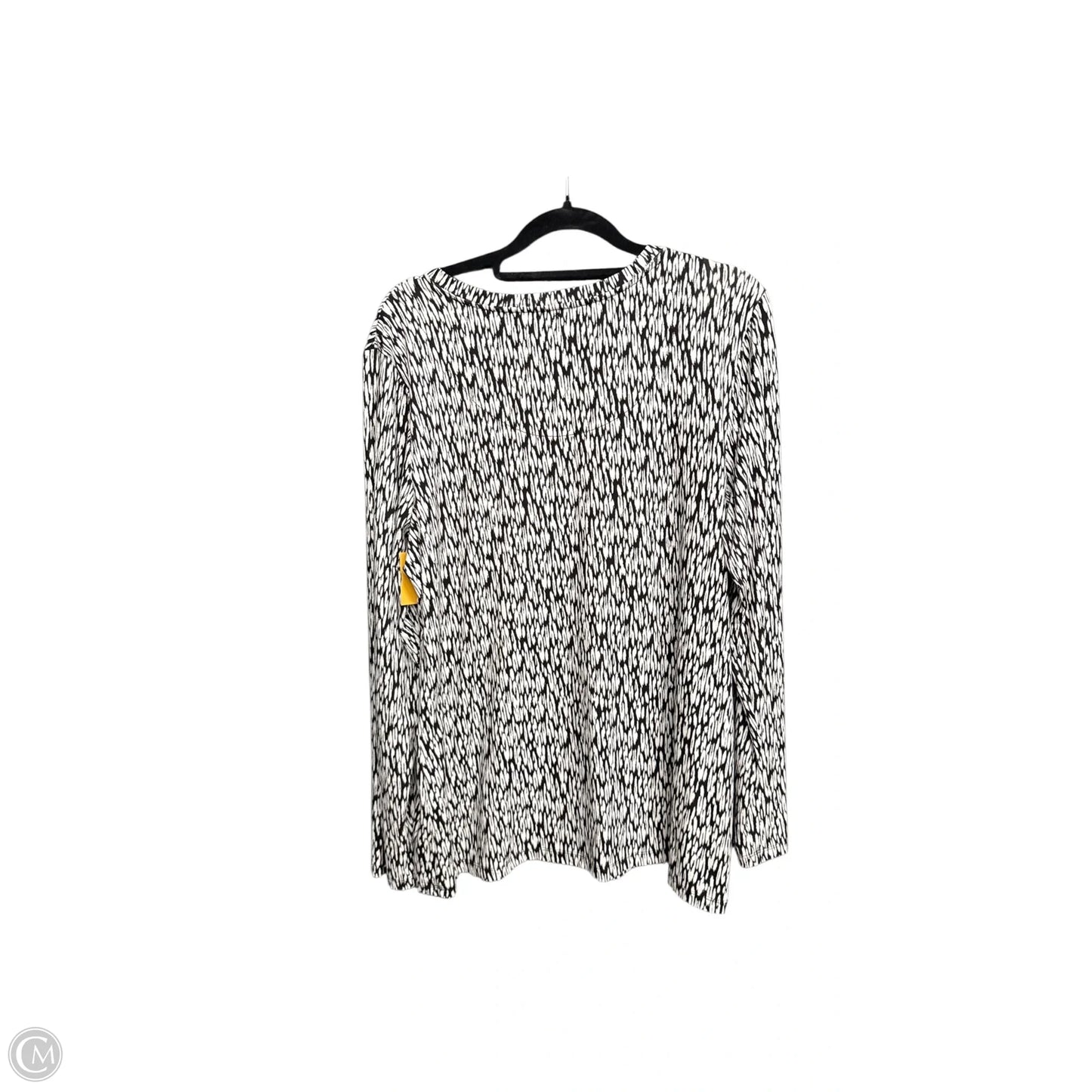 Top Long Sleeve By Chicos In Animal Print, Size: L