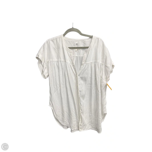 Top Short Sleeve By Lou And Grey In White, Size: L