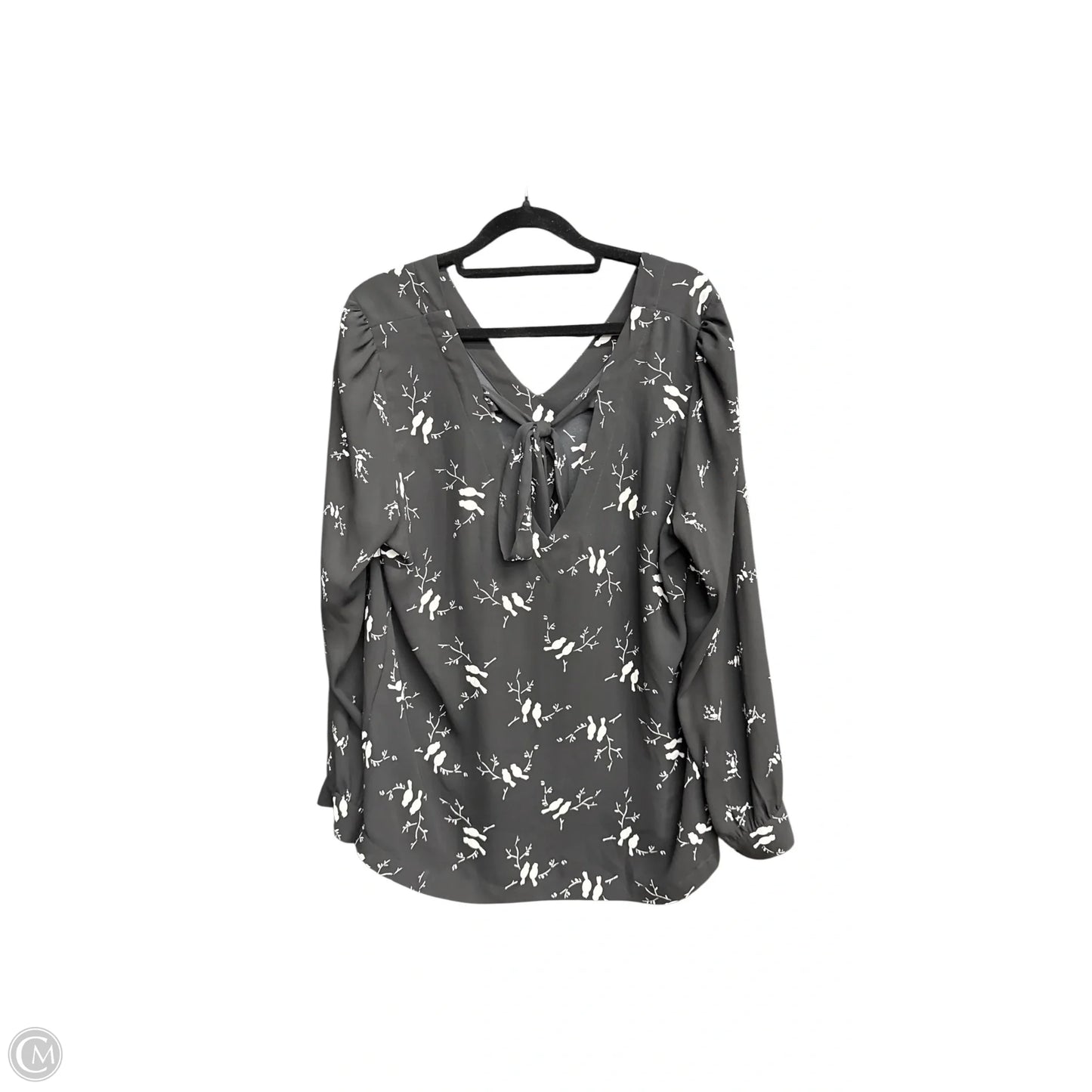 Top Long Sleeve By Loft In Black, Size: L