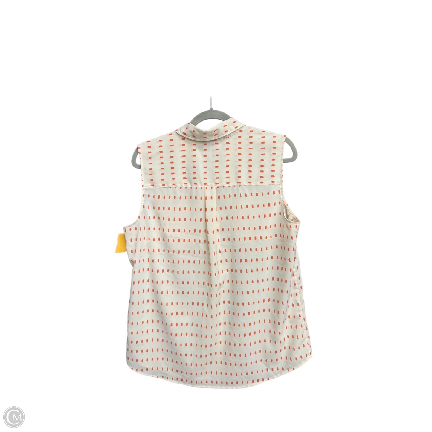 Top Sleeveless By Talbots In Polkadot Pattern, Size: L