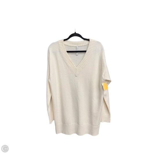 Dress Sweater By Athleta In Cream, Size: M
