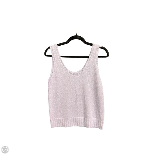 Top Sleeveless By Loft In Purple, Size: S