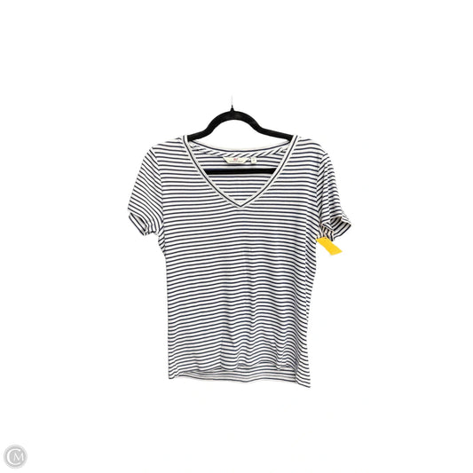 Top Short Sleeve By Vineyard Vines In Striped Pattern, Size: M