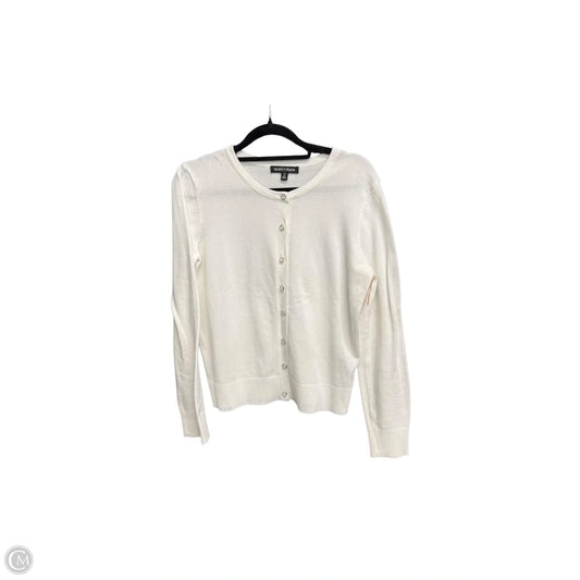 Cardigan By Clothes Mentor In White, Size: Mp