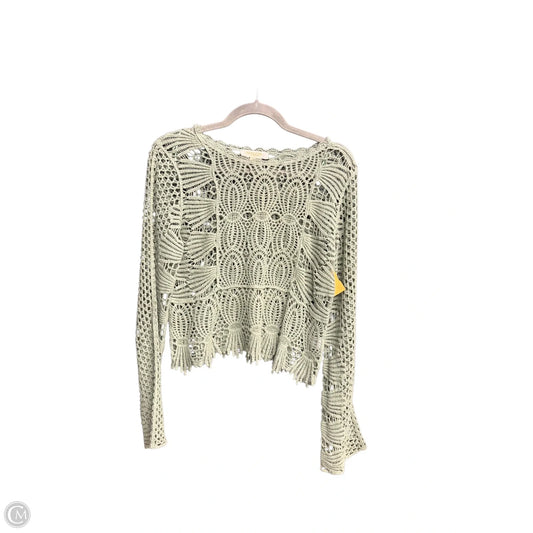 Top Long Sleeve By Rebellion In Green, Size: Xs