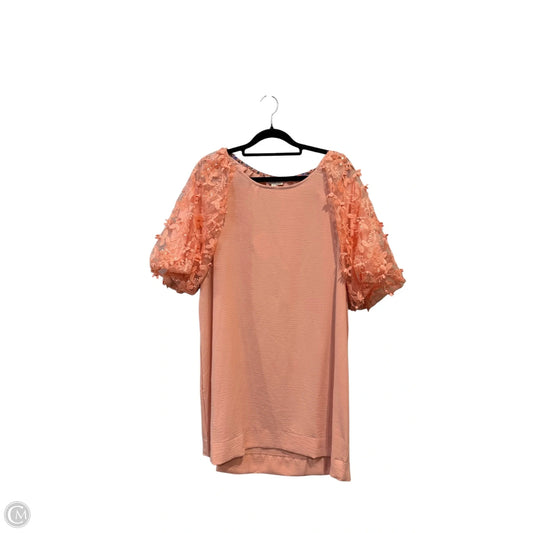 Dress Casual Short By Umgee In Peach, Size: S