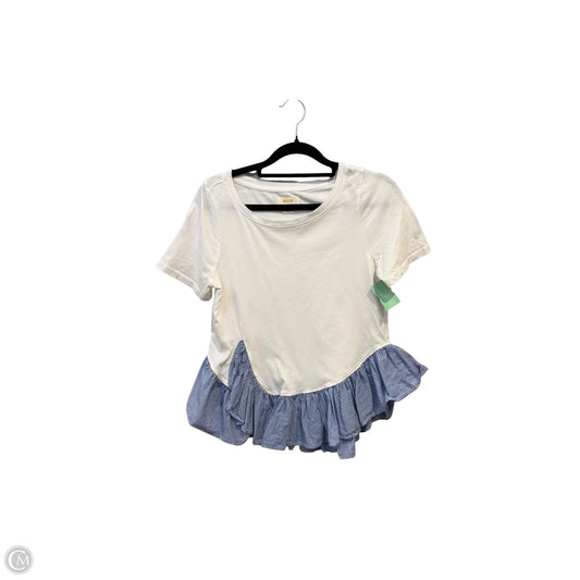 Top Short Sleeve By Maeve In White, Size: Xs
