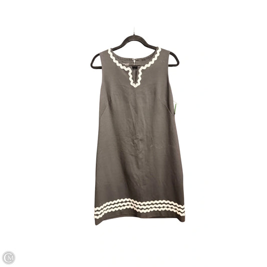 Dress Casual Midi By Talbots In Black, Size: L