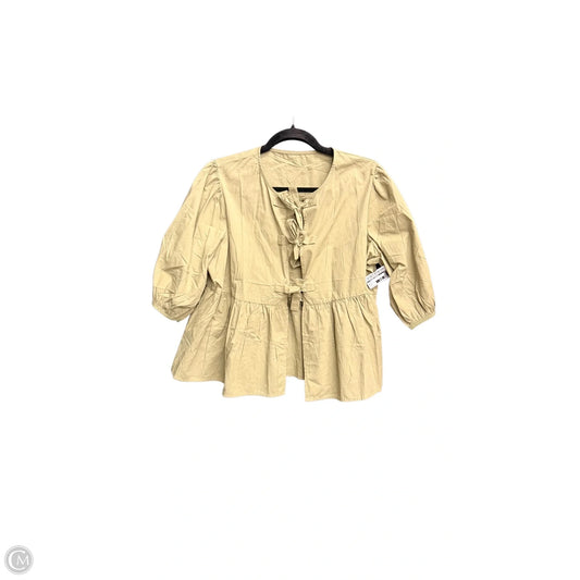 Top Short Sleeve By Clothes Mentor In Green, Size: L